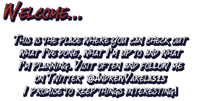 Welcome... Step into the man-cave... I want this to be a place where you can check in; find out what I've done, what I'm up to and what I'm planning. So go ahead, poke around and check back often. I promise to keep things interesting...
